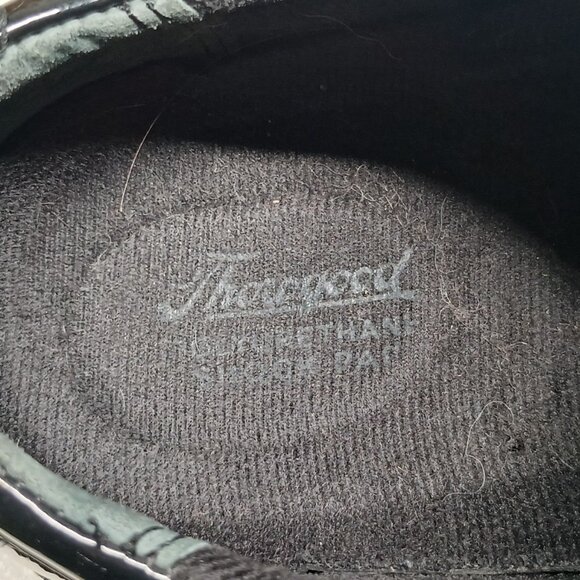 Thorogood Black Leather Uniform Dress Oxfords Mens 10 Made in USA Good Cond - Picture 2 of 15